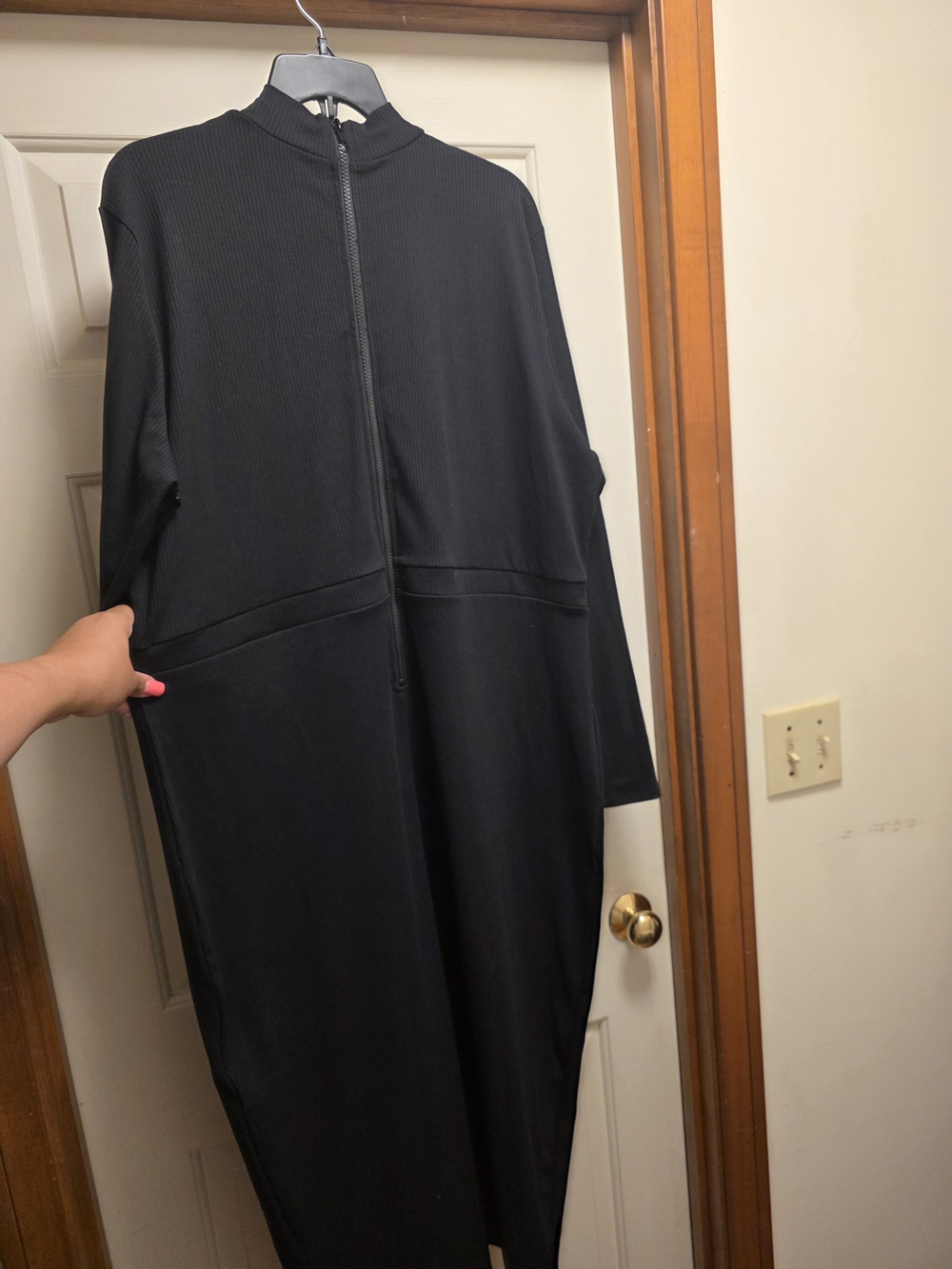 Nina Parker Trendy Plus Size Ribbed Mock Neck Bodycon Dress Size 3x New - Picture 10 of 12